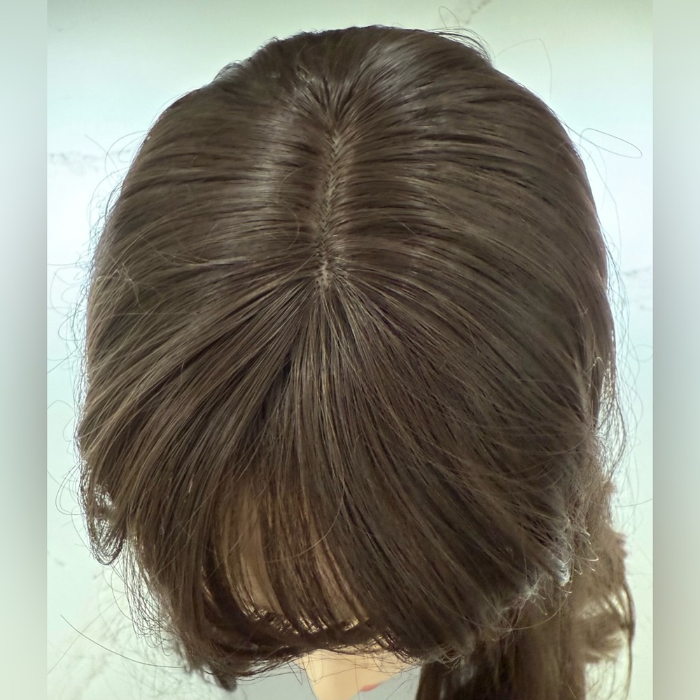 HAIR, 22” Straight with Bangs, Center Part, Brown - Picture 8 of 13